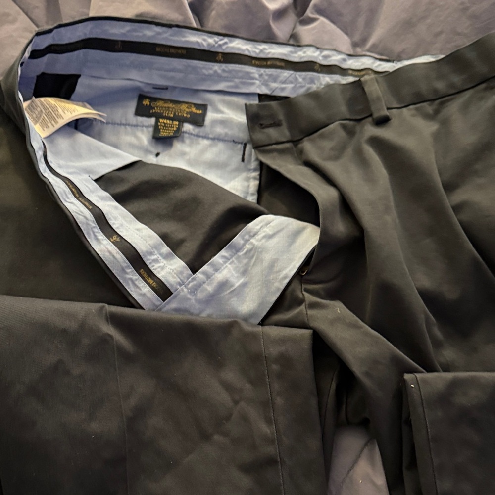 Brooks Brothers Classic Dark Blue Dress Pant
Machine washable